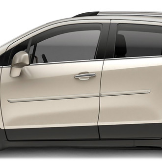 Dawn® - 1.25" Wide Body Side Moldings without Insert (Painted)