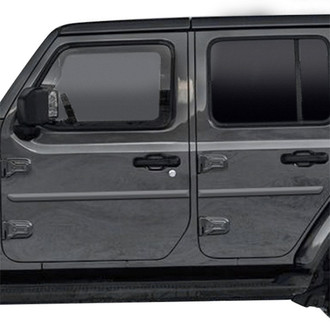 Dawn® - 1.25" Wide Body Side Moldings without Insert (Painted)