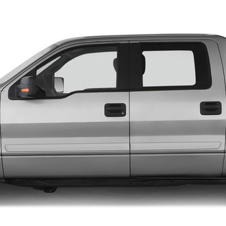 Dawn® - 2.5" Wide Body Side Moldings without Insert (Painted)