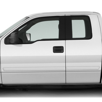Dawn® - 2.5" Wide Body Side Moldings without Insert (Painted)