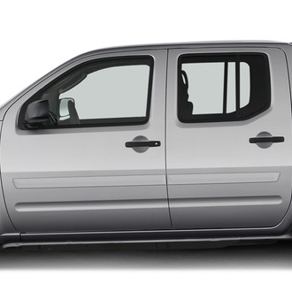 Dawn® - 2.5" Wide Body Side Moldings without Insert (Painted)