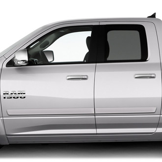 Dawn® - 2.5" Wide Body Side Moldings without Insert (Painted)