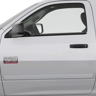 Dawn® - 2.5" Wide Body Side Moldings without Insert (Painted)