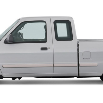 Dawn® - 2.5" Wide Body Side Moldings without Insert (Painted)