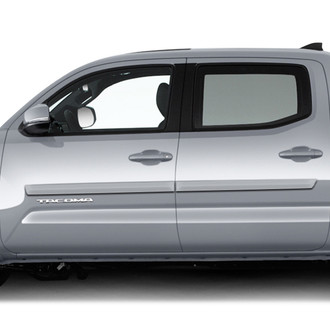 Dawn® - 2.5" Wide Body Side Moldings without Insert (Painted)