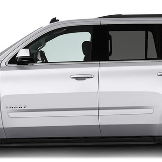 Dawn® - 2.5" Wide Body Side Moldings without Insert (Painted)