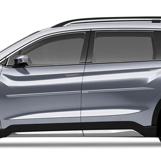 Dawn® - 1.45" Wide Body Side Moldings without Insert (Painted)