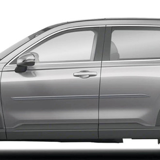 Dawn® - 1.45" Wide Body Side Moldings without Insert (Painted)