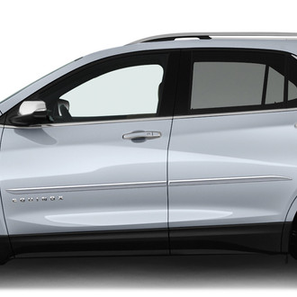 Dawn® - 1.45" Wide Body Side Moldings without Insert (Painted)