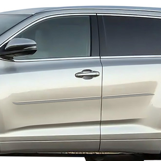 Dawn® - 1.45" Wide Body Side Moldings without Insert (Painted)