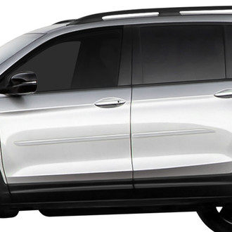 Dawn® - 1.45" Wide Body Side Moldings without Insert (Painted)
