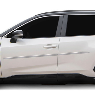 Dawn® - 1.45" Wide Body Side Moldings without Insert (Painted)