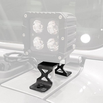 Dee Zee® - Textured Black Bolt-on Cowl Mount for One Cube Light