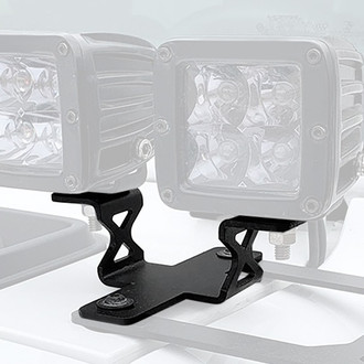 Dee Zee® - Textured Black Bolt-on Cowl Mount for Two Cube Lights