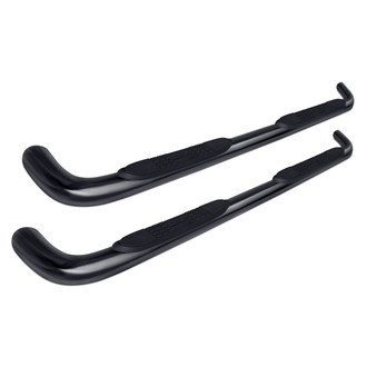 Dee Zee® - 3" Cab Length Black Round Side Steps