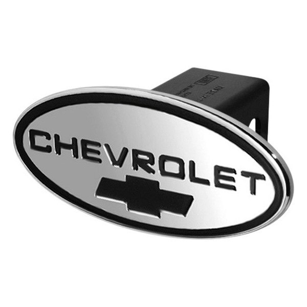 DefenderWorx® - Oval Hitch Cover with Chevrolet Logo and Bowtie for 2" Receiver