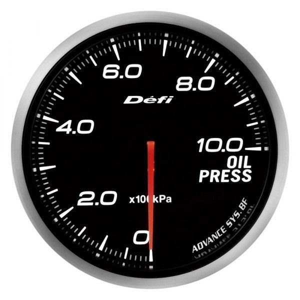 Defi® - ADVANCE BF 60mm Oil Pressure Gauge with White Lighting