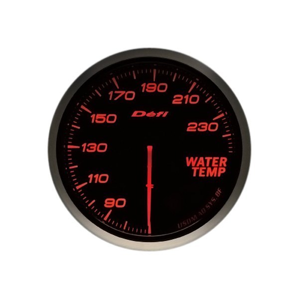 Defi® - ADVANCE BF 60mm Water Temperature Gauge, 68-248 F
