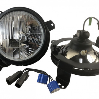Delta Lights® - Round LED Headlights with Defroster