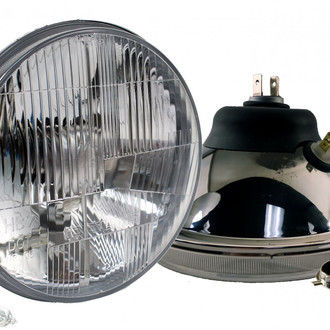 Delta Lights® - 7" Round Headlights with City Lights
