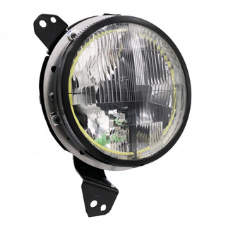 Delta Lights® - Quad-Bar™ Round LED Headlights with Defroster