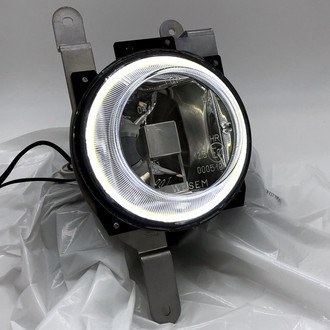 Delta Lights® - Fog Light Location 46H Series 4.5" Round Driving Beam LED Lights with Halo