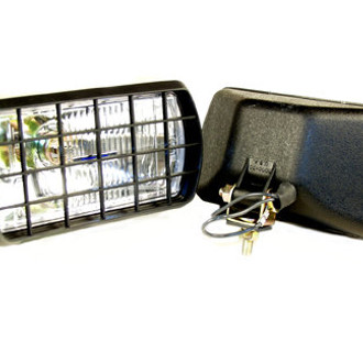 Delta Lights® - Hot Shot Rectangular LED Lights with Lexan Unbreakable Lens (7"x3.6", 7"x3.5")
