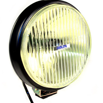 Delta Lights® - Bumper Mounted 100 Series SAE 6.3" 2x55W Round Fog Beam Amber Lights Kit