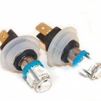 Delta Lights® - 5 SMD LED Bulbs (BA9S, Blue)
