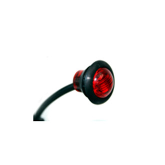 Delta Lights® - 0.75" Round Red LED Side Marker Lights