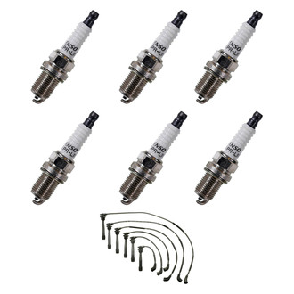 Denso® - Spark Plug Wire and Spark Plug Kit