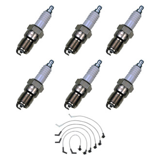 Denso® - Spark Plug Wire and Spark Plug Kit