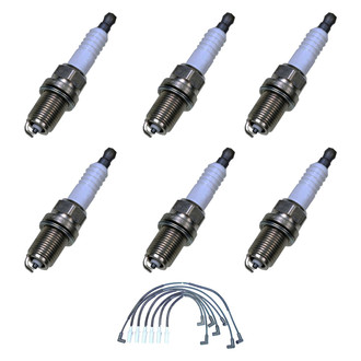 Denso® - Spark Plug Wire and Spark Plug Kit