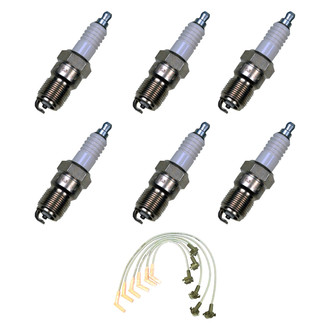 Denso® - Spark Plug Wire and Spark Plug Kit