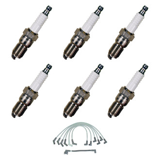 Denso® - Spark Plug Wire and Spark Plug Kit