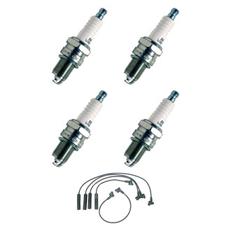 Denso® - Spark Plug Wire and Spark Plug Kit