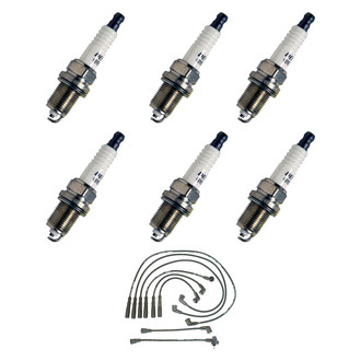 Denso® - Spark Plug Wire and Spark Plug Kit