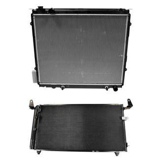 Denso® - Radiator and Condenser Kit