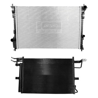 Denso® - Radiator and Condenser Kit