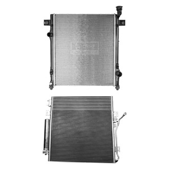 Denso® - Radiator and Condenser Kit