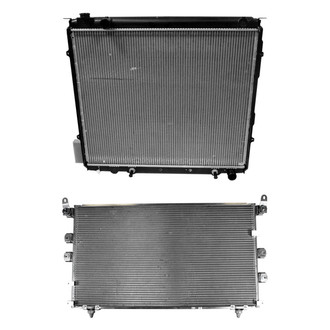 Denso® - Radiator and Condenser Kit