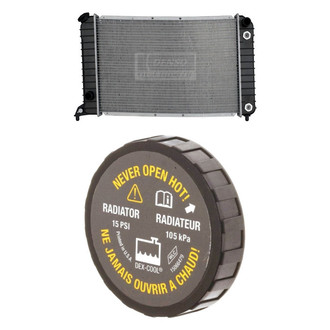 Denso® - 2-Pc Replacement Radiator Kit