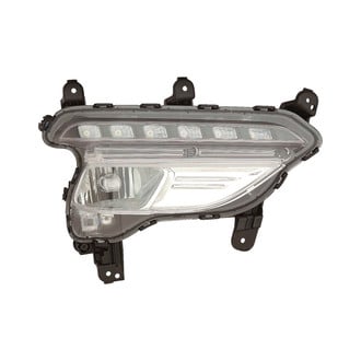 Depo® - Passenger Side Replacement Fog Light with DRL (CAPA Certified)