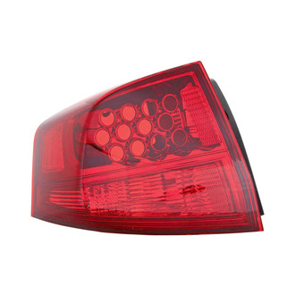 Depo® - Driver Side Outer Replacement Tail Light Lens and Housing (CAPA Certified)