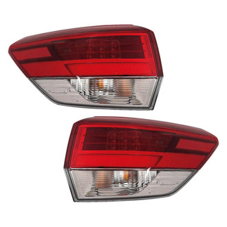 Depo® - Driver and Passenger Side Outer Replacement Tail Lights (CAPA Certified)