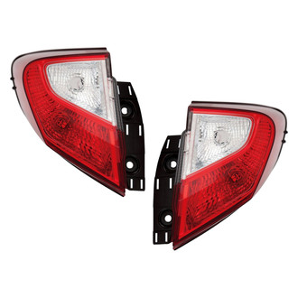 Depo® - Driver and Passenger Side Outer Replacement Tail Lights (CAPA Certified)