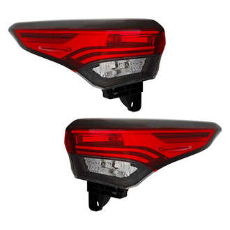 Depo® - Driver and Passenger Side Outer Replacement Tail Lights (Standard Line)