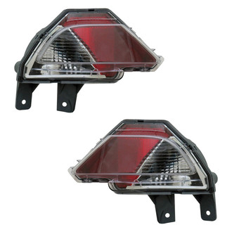 Depo® - Driver and Passenger Side Replacement Backup Lights (CAPA Certified)