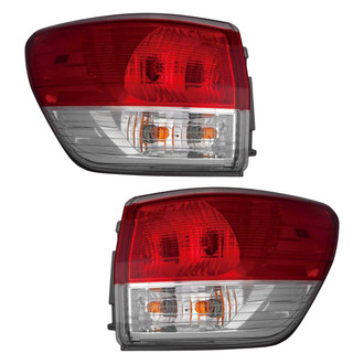 Depo® - Driver and Passenger Side Outer Replacement Tail Lights (CAPA Certified)