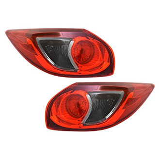 Depo® - Driver and Passenger Side Outer Replacement Tail Lights (Standard Line)